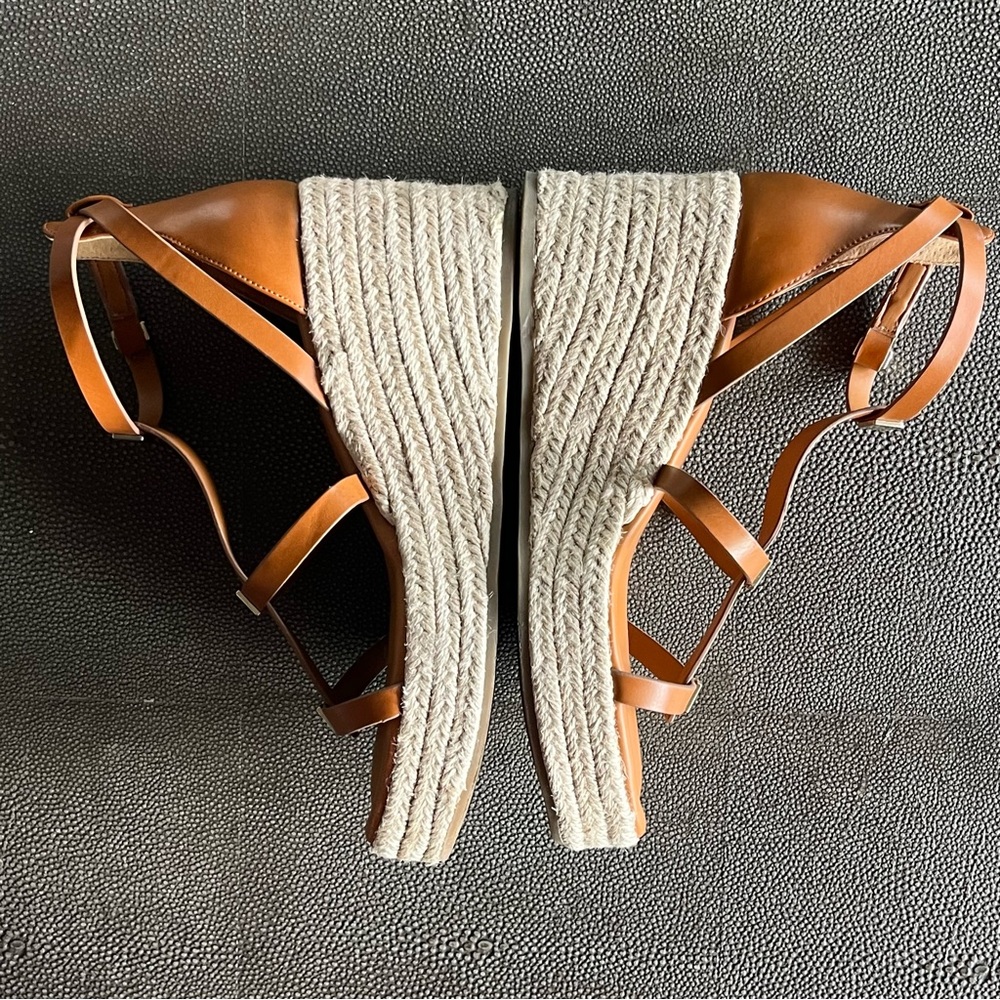 Franco Sarto Pana Espadrille Wedge Sandals - LIKE NEW (Size 7) - Picture 4 of 7